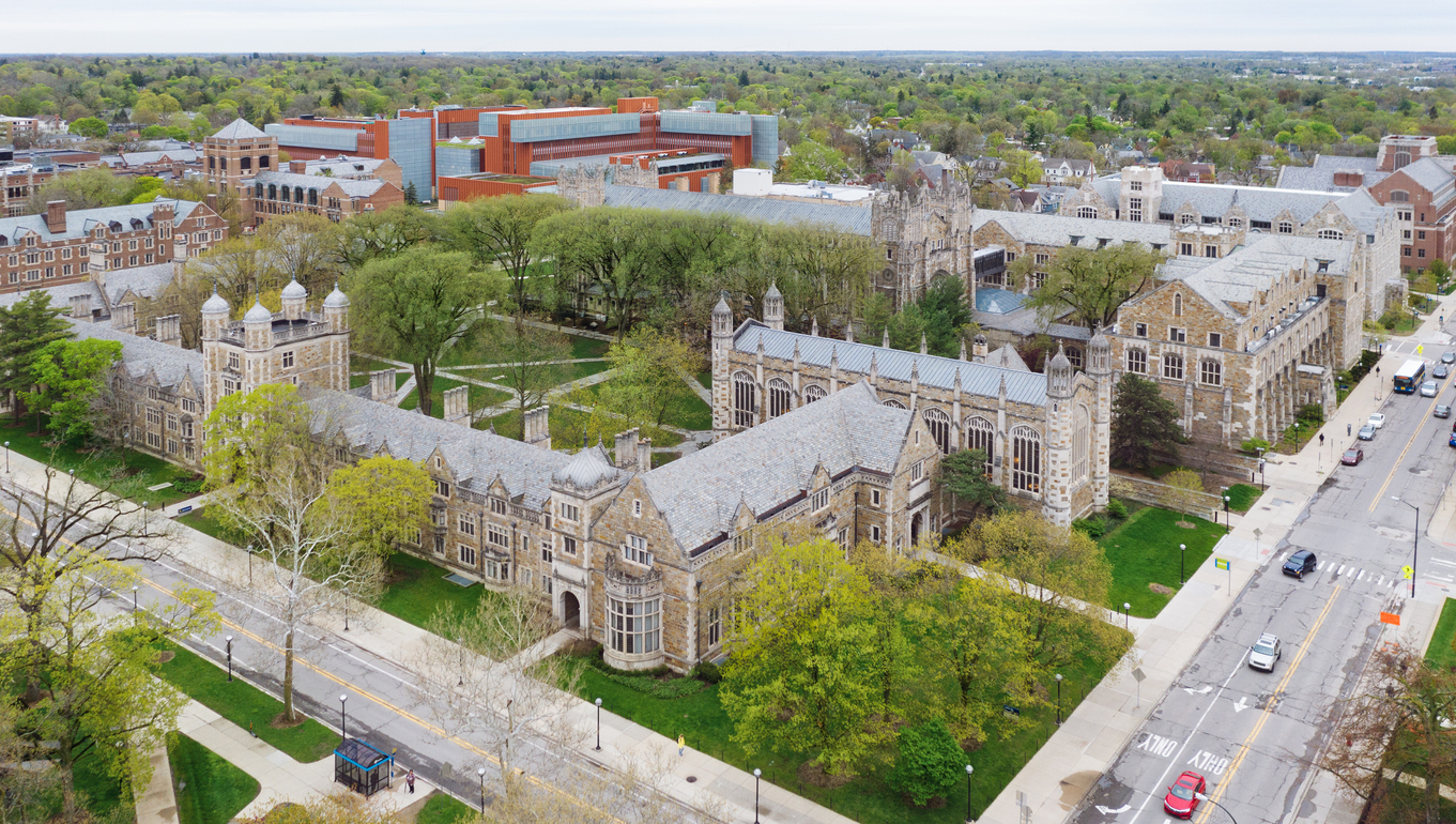 University of Michigan Law School, public institution.